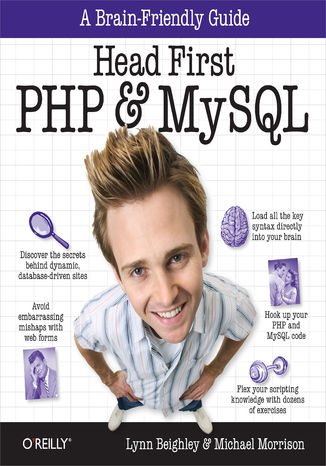 Okładka książki/ebooka Head First PHP & MySQL. A Brain-Friendly Guide