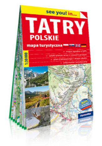 Okładka książki/ebooka Tatry polskie mapa turystyczna 1:30 000