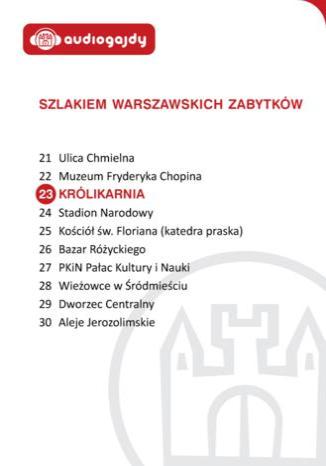 Okładka książki/ebooka Królikarnia. Szlakiem warszawskich zabytków