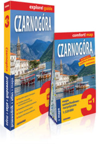 Okładka książki/ebooka Czarnogóra 3w1: przewodnik + atlas + mapa