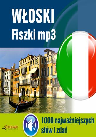 Okładka książki/ebooka Włoski Fiszki mp3 1000 najważniejszych słów i zdań