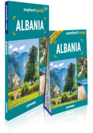 Okładka książki/ebooka Albania light przewodnik + mapa