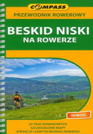 Okładka książki/ebooka Beskid Niski na rowerze. Przewodnik rowerowy Compass