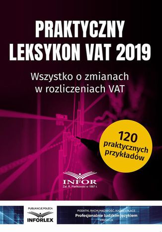 Okładka książki/ebooka Praktyczny Leksykon VAT 2019