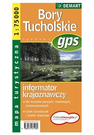 Okładka książki/ebooka Bory Tucholskie. Mapa turystyczna
