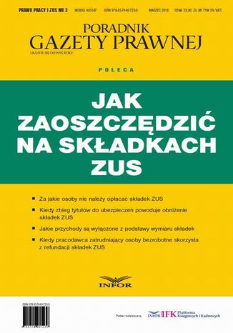 Okładka książki/ebooka Jak zaoszczędzić na składkach ZUS