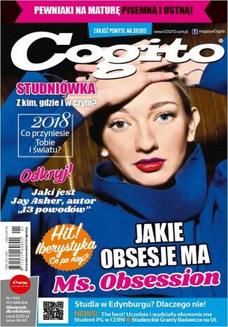 Okładka książki/ebooka Cogito nr 1 (523) Styczeń 2018