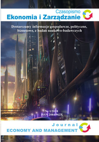 Okładka książki/ebooka Czasopismo Ekonomia i Zarządzanie nr 1/2018