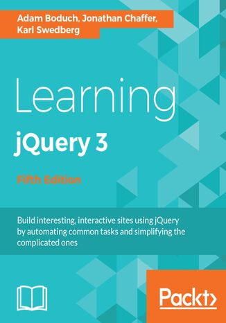 Okładka książki/ebooka Learning jQuery 3 - Fifth Edition