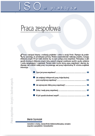 Okładka książki/ebooka Praca zespołowa - tworzenie, formy działania, korzyści i budowa zespołu