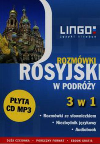 Okładka książki/ebooka Rosyjski w podróży Rozmówki 3 w 1 + CD