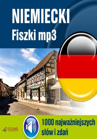 Okładka książki/ebooka Niemiecki Fiszki mp3 1000 najważniejszych słów i zdań