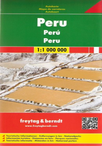 Okładka książki/ebooka Peru. Mapa Freytag & Berndt 1:1 000 000