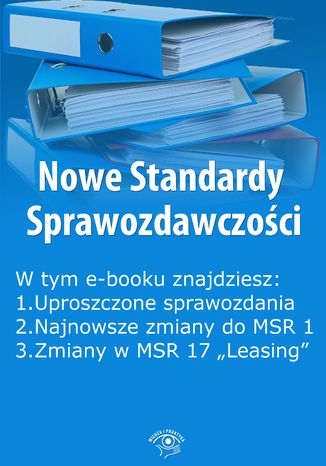 Okładka książki/ebooka Nowe Standardy Sprawozdawczości , wydanie maj 2015 r. część I