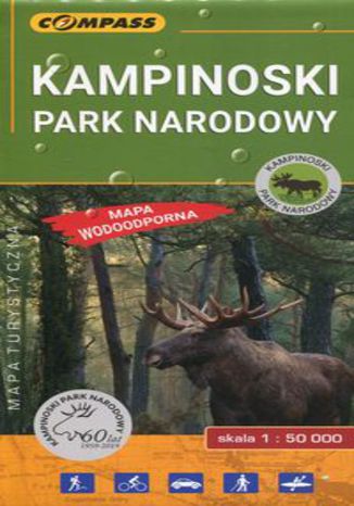 Okładka książki/ebooka Kampinoski Park Narodowy mapa turystyczna 1:50 000