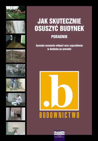 Okładka książki/ebooka Jak skutecznie osuszyć budynek. Sposoby usuwania wilgoci oraz zagrzybienia w budynku po powodzi. Poradnik