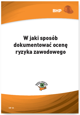 Okładka książki/ebooka W jaki sposób dokumentować ocenę ryzyka zawodowego