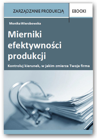 Okładka książki/ebooka Mierniki efektywności produkcji