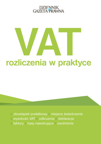 Okładka książki/ebooka VAT rozliczenia w praktyce
