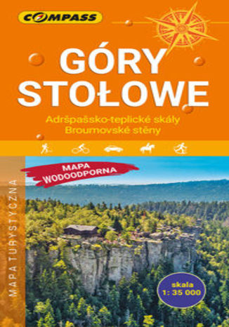 Okładka książki/ebooka Góry Stołowe mapa laminowana