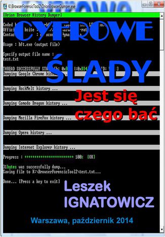 Okładka książki/ebooka Cyfrowe ślady. Jest się czego bać