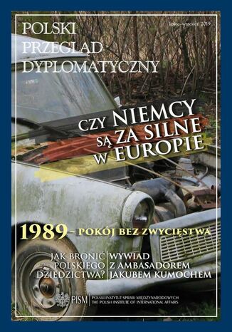 Okładka książki/ebooka Polski Przegląd Dyplomatyczny 3/2019