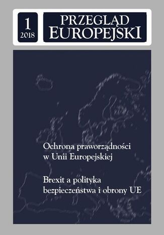 Okładka książki/ebooka Przeglad Europejski 2018/1