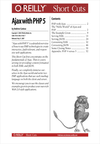 Okładka książki/ebooka Ajax with PHP 5