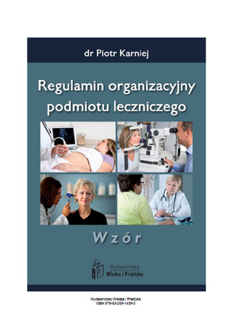 Okładka książki/ebooka Regulamin organizacyjny podmiotu leczniczego - wzór