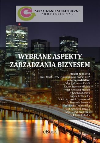 Okładka książki/ebooka Wybrane aspekty zarządzania biznesem
