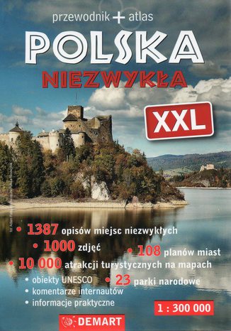 Okładka książki/ebooka Polska niezwykła XXL. Przewodnik + atlas Demart