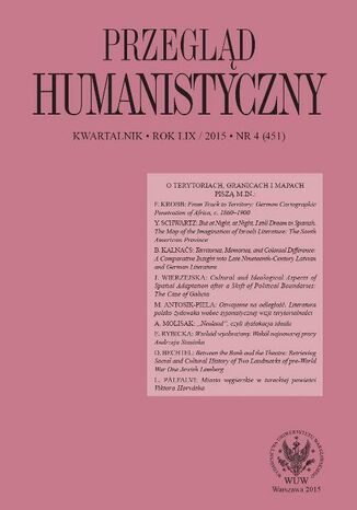 Okładka książki/ebooka Przegląd Humanistyczny 2015/4 (451)