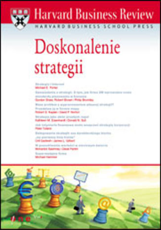 Okładka książki/ebooka Harvard Business Review. Doskonalenie strategii