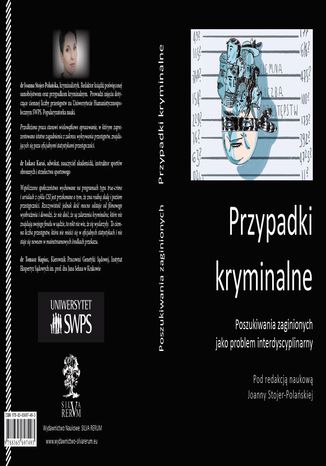 Okładka książki/ebooka Przypadki kryminalne Poszukiwania zaginionych jako problem interdyscyplinarny
