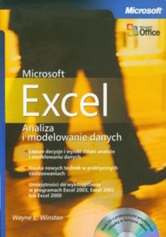 Okładka książki/ebooka Microsoft Excel. Analiza i modelowanie danych + płyta CD