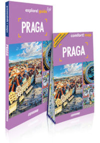 Okładka książki/ebooka Praga light przewodnik + mapa