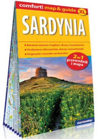 Okładka książki/ebooka Sardynia laminowany map&guide (2w1: przewodnik i mapa)