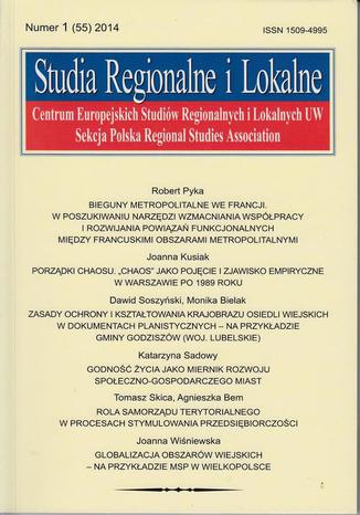 Okładka książki/ebooka Studia Regionalne i Lokalne nr 1(55)/2014 - Recenzje: Anna Tucholska: Dariusz Czaja, 2013, Inne przestrzenie