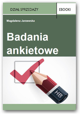Okładka książki/ebooka Badania ankietowe