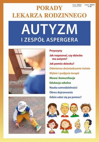 Okładka książki/ebooka Autyzm i zespół Aspergera. Porady lekarza rodzinnego