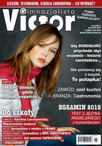 Okładka książki/ebooka Victor Gimnazjalista nr 6 (386)