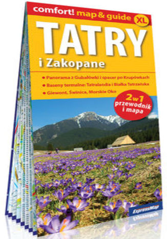 Okładka książki/ebooka Tatry i Zakopane 2w1: przewodnik i mapa