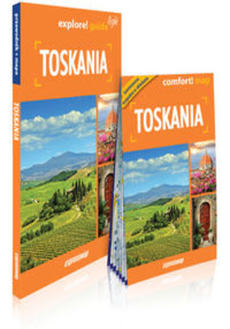 Okładka książki/ebooka Toskania light przewodnik + mapa
