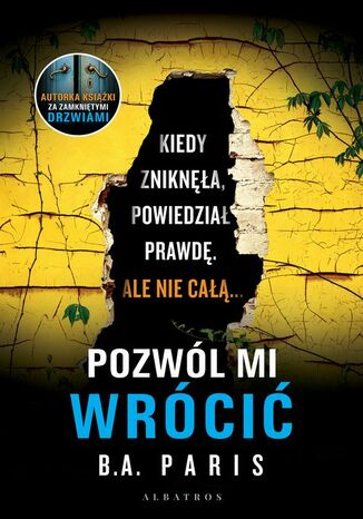 Okładka książki/ebooka Pozwól mi wrócić