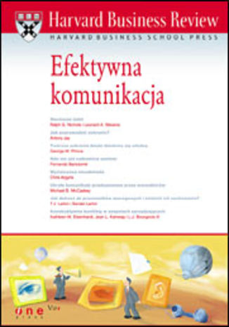 Okładka książki/ebooka Harvard Business Review. Efektywna komunikacja