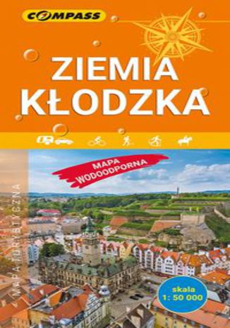 Ok³adka ksi±¿ki/ebooka Ziemia K³odzka mapa laminowana