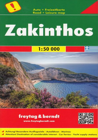 Okładka książki/ebooka Zakintos, 1:50 000