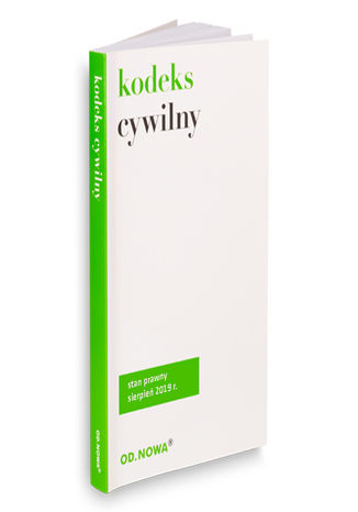 Okładka książki/ebooka Kodeks cywilny wrzesień 2019