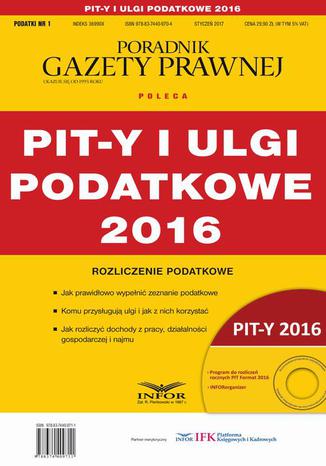 Okładka książki/ebooka PIT-y i ulgi podatkowe 2016