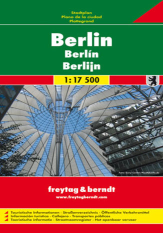 Okładka książki Berlin. Mapa Freytag & Berndt / 1:17 500